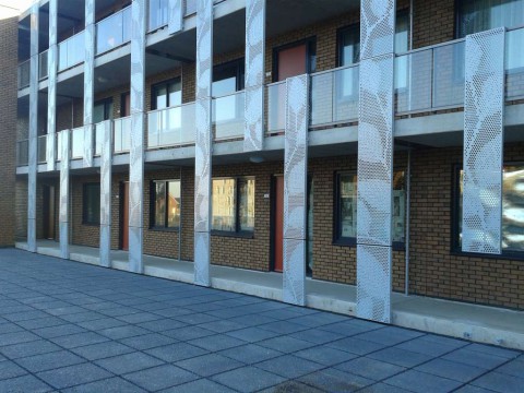 Balkonhek Glashek Lamelhek Balkonhekken Balustrades JenB J en B Spijlenhek